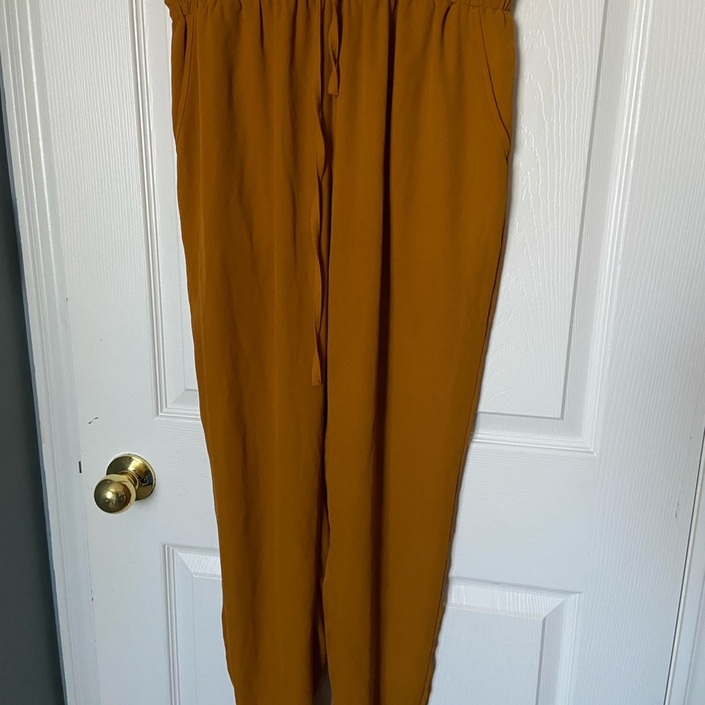 Forever 21 Ochre Drawstring Pants